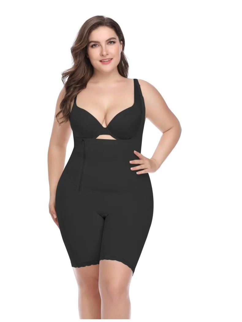 European Plus Size Women Full Body Shaper Slimming Waist Bodysuit