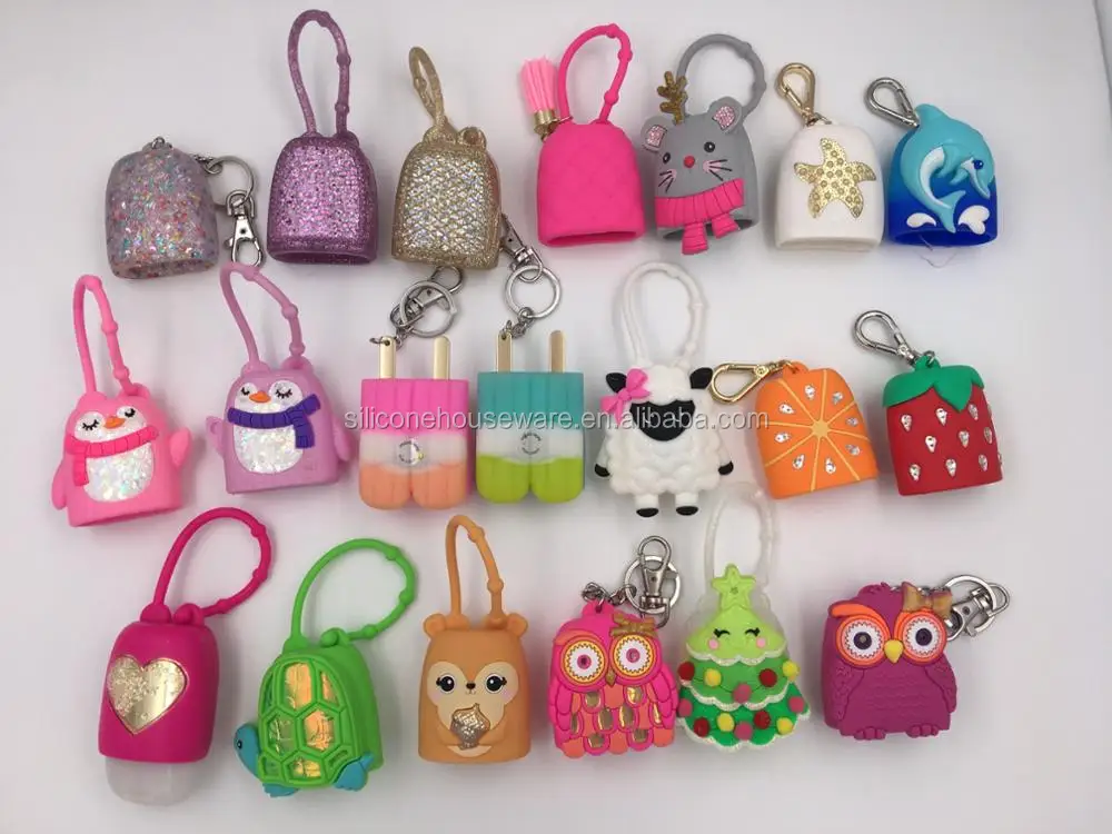 Silicone Alcohol Hand Sanitizer Gel Case Cover Cute