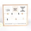 Handmade Multipurpose Wood Message Board Home Photo Frame With Nice Clasp