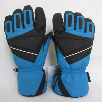mens blue ski gloves