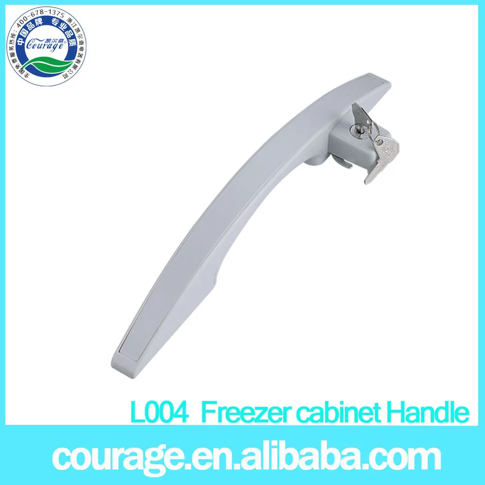 Freezer Spare Parts Plastic Hardware Handle For Chest Freezer Top Open
