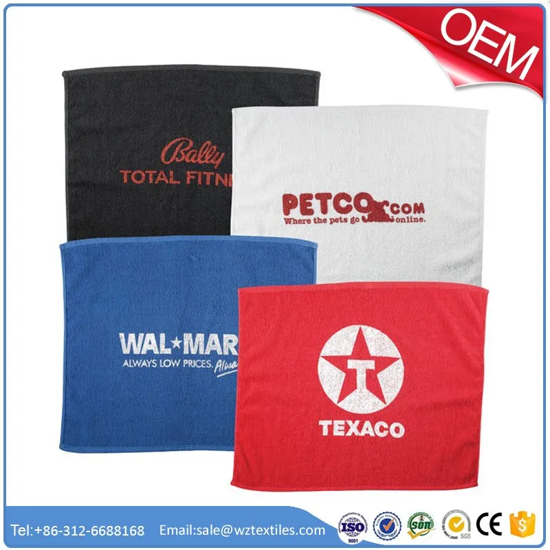 Custom Logo Printed Cotton Hand Towels In Lowest Price For Giveaway