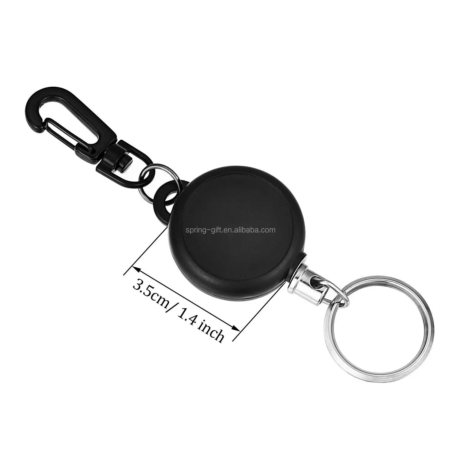 Sea Turtle Glitter Acrylic ID Badge Reel - Cute Beaded Turtle