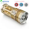 High Power Super Bright Durable Aluminum 3 Modes Flash Light 3 4 6 7 8 9 10 CREE XML-T6 / L2 Rechargeable LED Flashlight