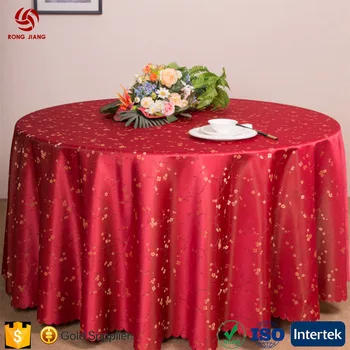 Customized Cheap 100 Polyester Wedding Banquet Party Hotel Outdoor