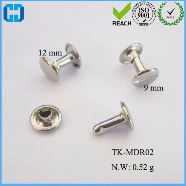 High Quality Round Stainless Steel Double Cap Rivet Rapid Studs Buy