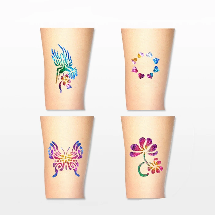 glitter tattoo effect 6