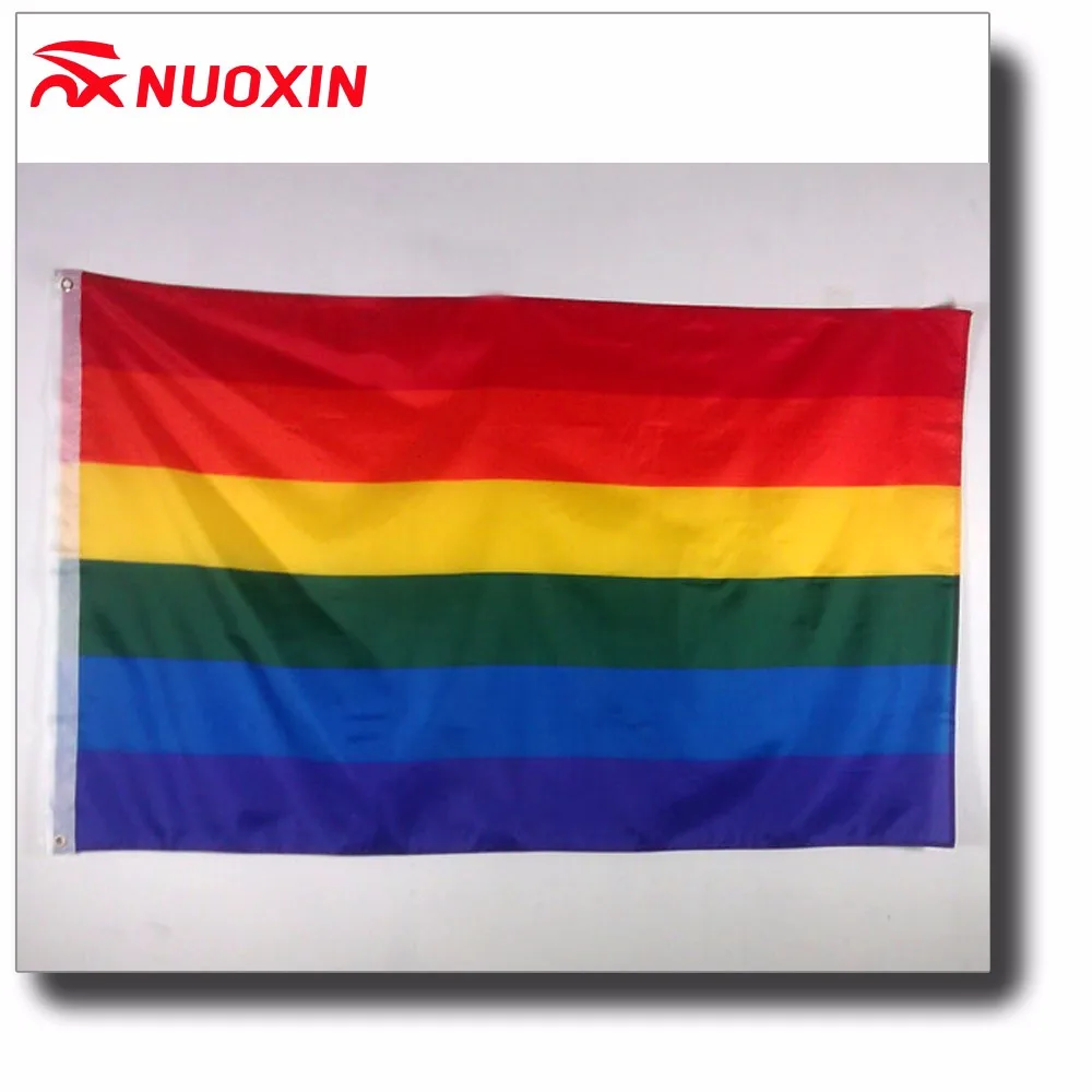 large gay pride flag