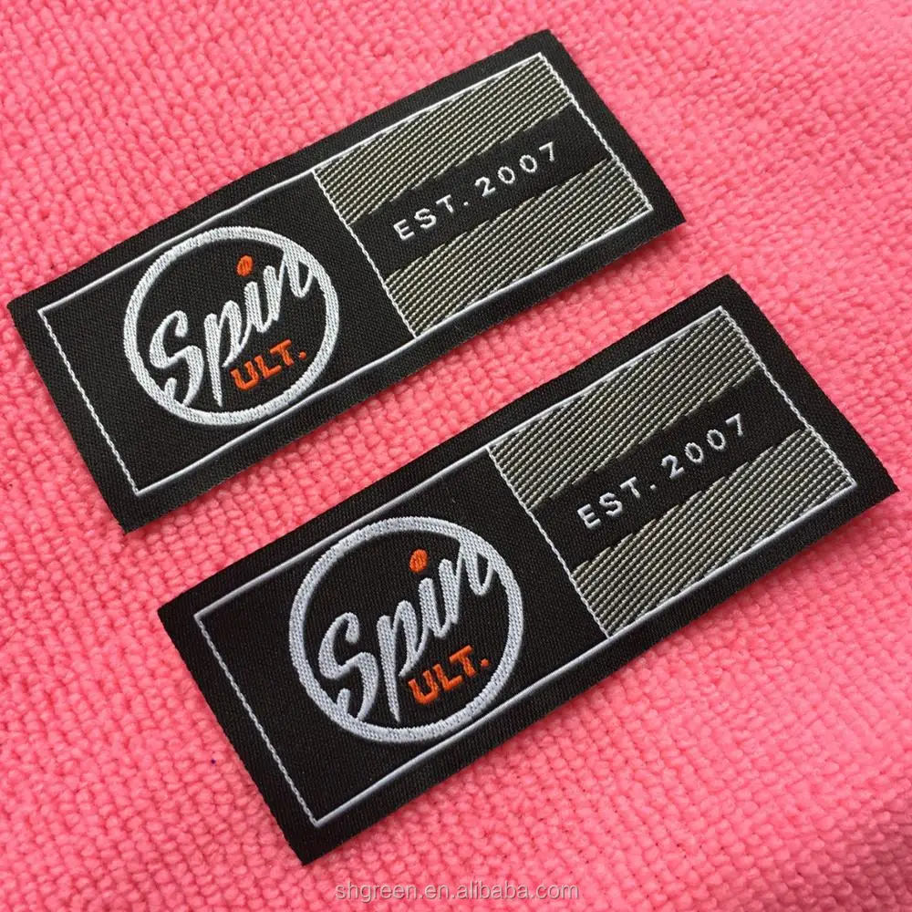 High Quality Woven Fabric Label,Sewing On Garment Fabric Label - Buy ...
