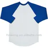 Baseball & Softball Jersey ADULT Raglan 3/4 Sleeve Sports Undershirts (12 Shirt Colors)