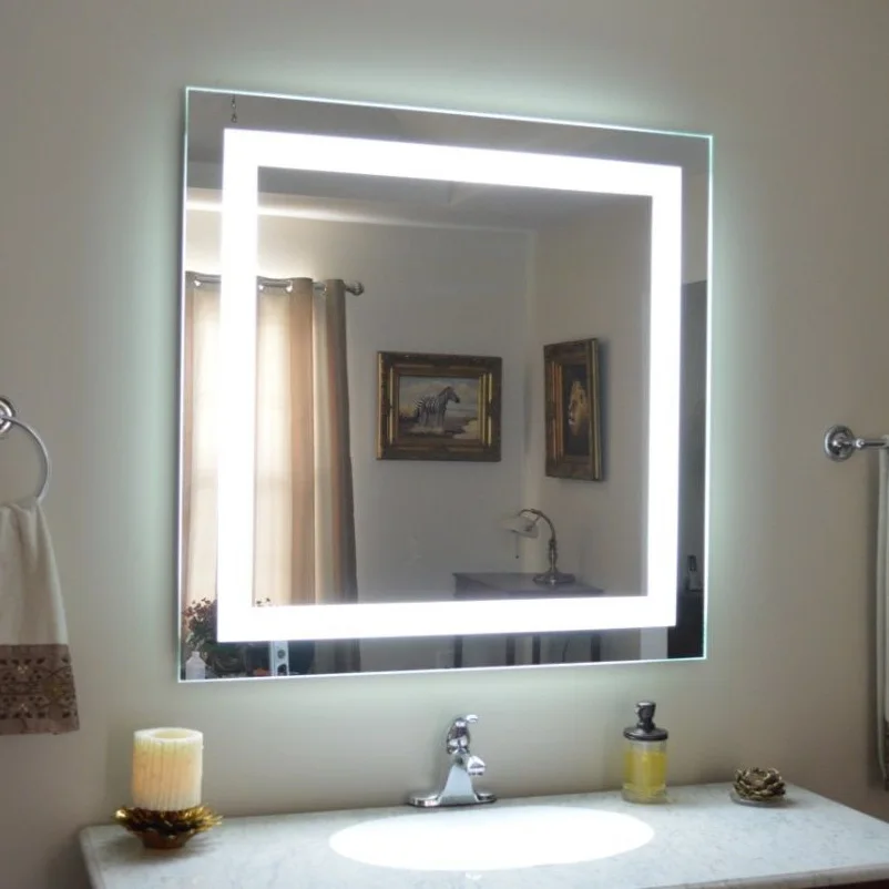 Factory Wholesale Touch Screen Fog Proof Mirror Illuminated Backlit