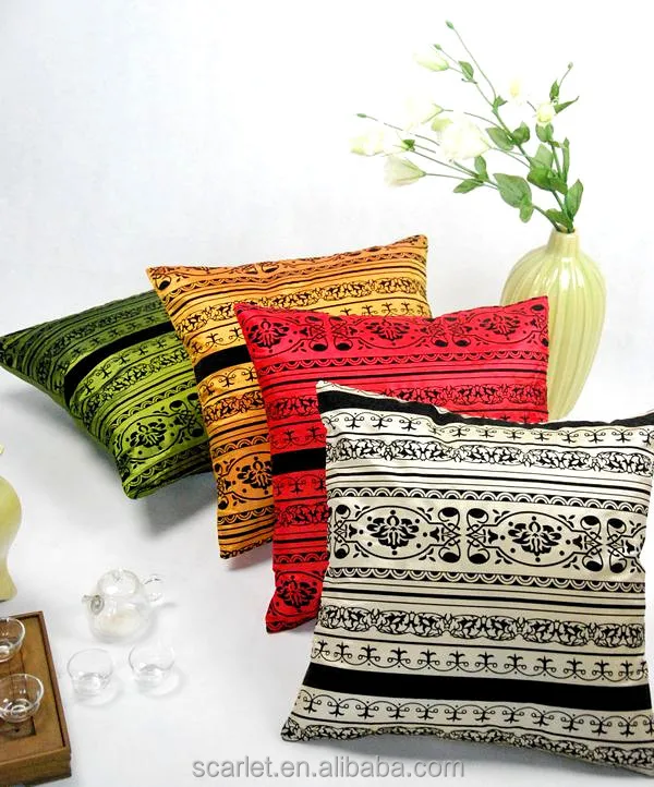 Plain White Cushion Covers 40*40cm Pillow Cover Cotton Pillow Cover