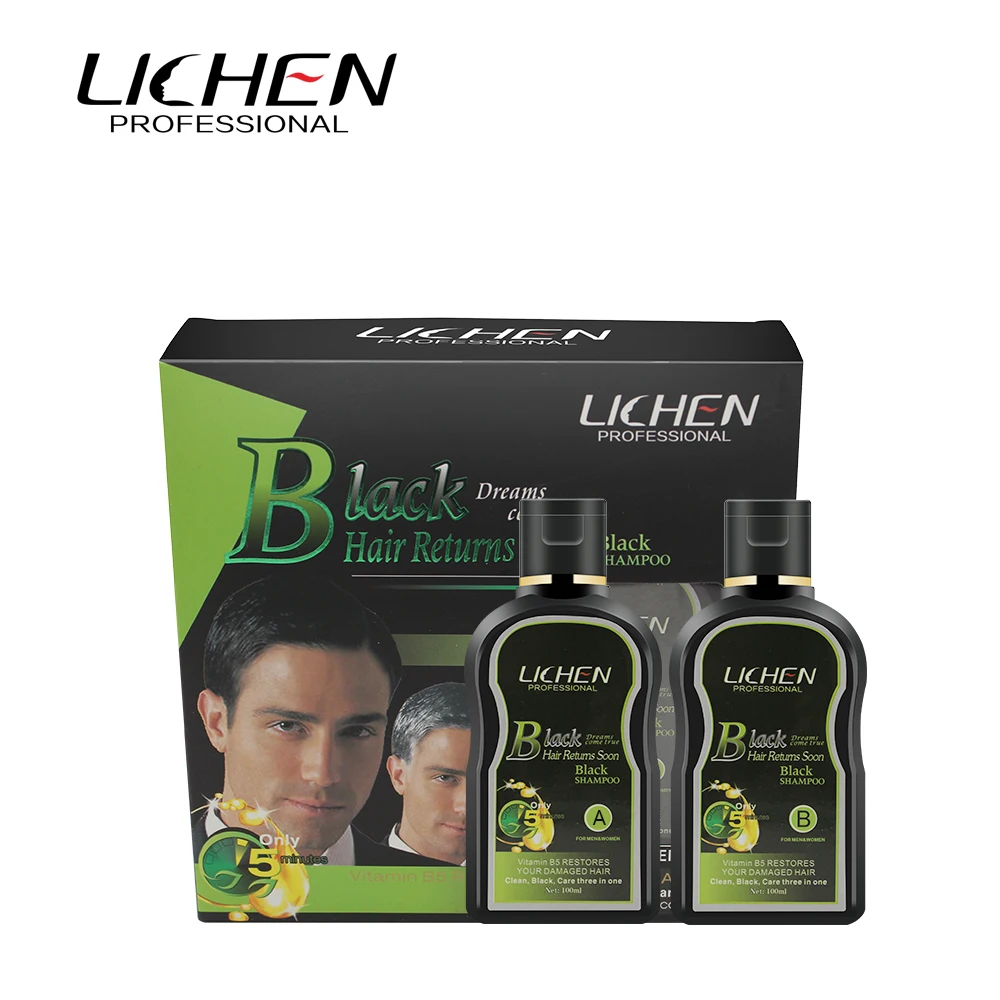 Alibaba Hair Products Black Hair Color Shampoo Nature Hair Colour
