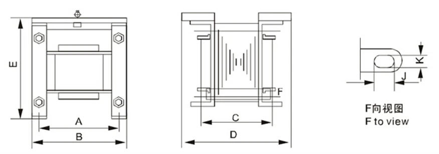 4000VA Electrical Control Transformer For Indicating Lamp (BK-4000)