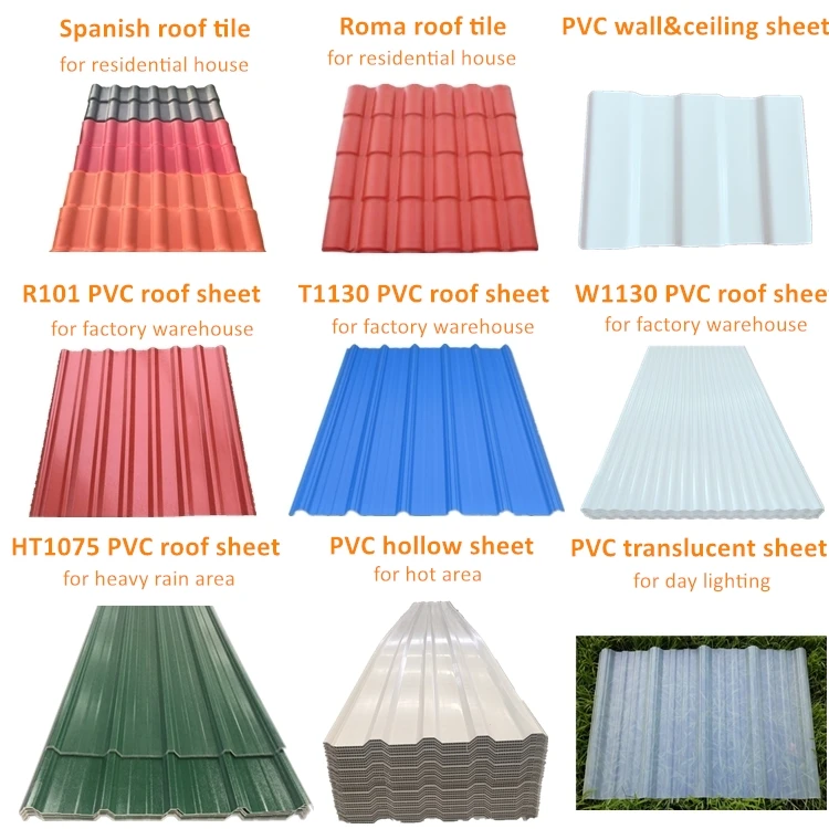 Popular PVC roof sheet