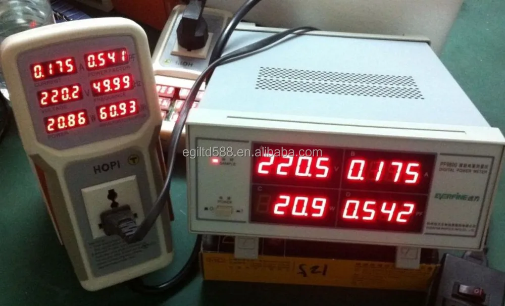 Hopi Hp9800 Handheld Power Meter Power Analyzer Led Metering Socket