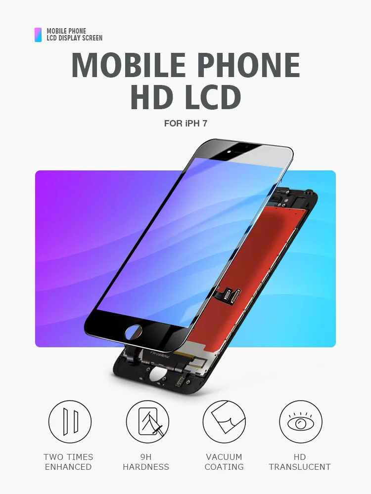 Factory Wholesale Cell Phone Lcd Screen 4.7 Inch Replacement Lcd Screen For Iphone 7 Lcd Screen