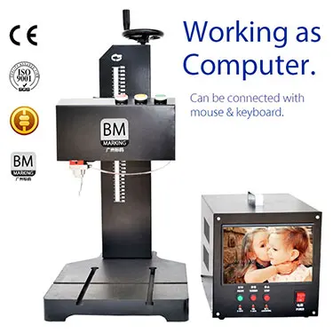 130x30mm Sticking Portable Handheld Car Engine VIN Number Dot Pin Line Marking Machine