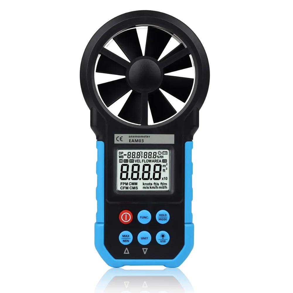 Portable Multi-function Anemometer High Accuracy Precision Hygrometer ...