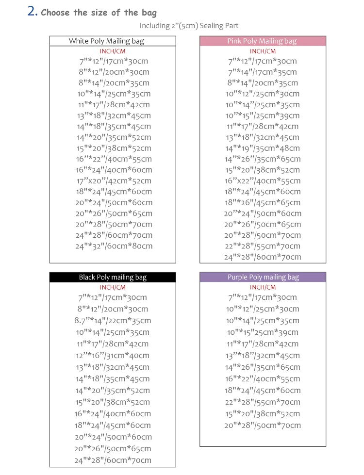 custom poly mailer 