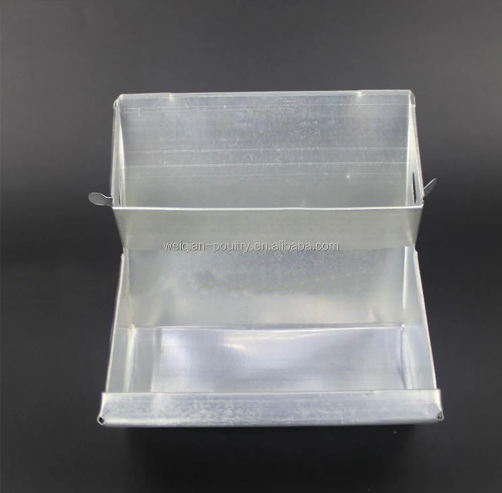 Pet Lodge Galvanized Small Rabbit Automatic Feeder – AF7SL – With Lid & Mesh Bottom