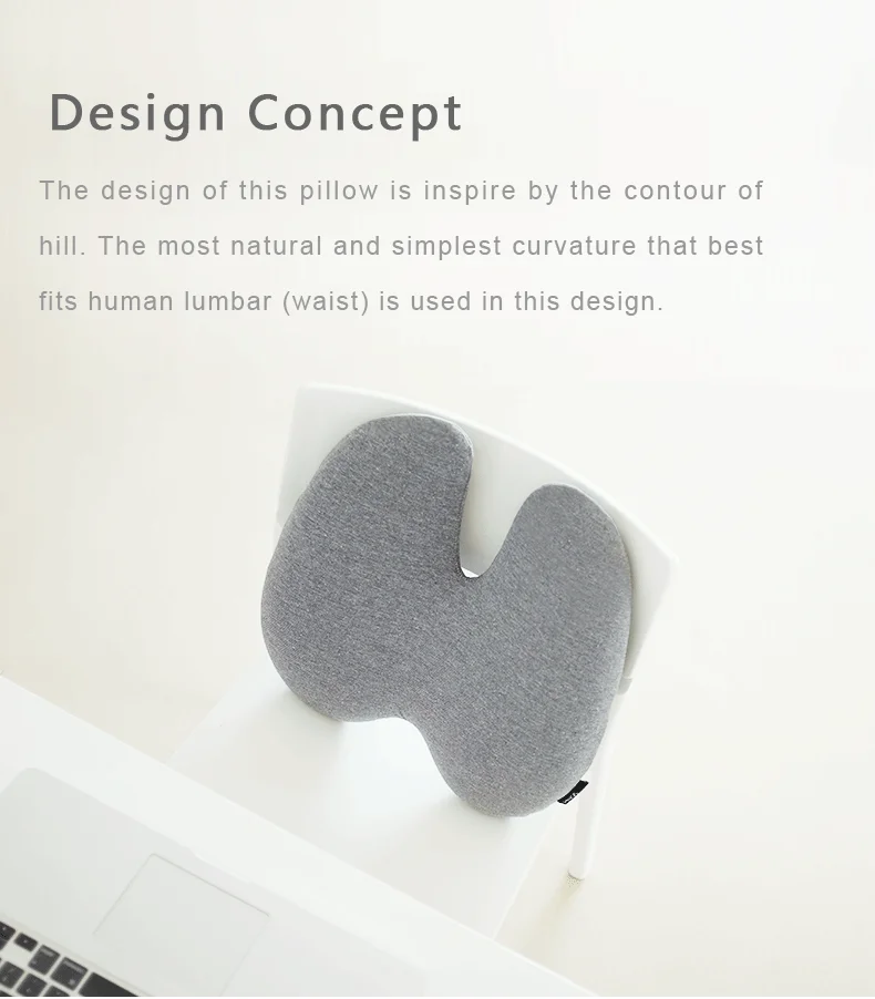 Lower Back Pain Super Thin Lower Back Lumbar Support Office Chair Car