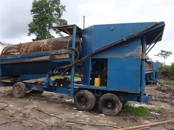 Land use Gold Washing Plant with gold separators