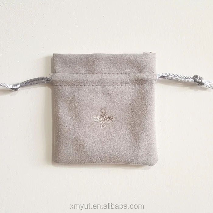 Suede Jewelry Pouch/suede Drawstring Wine Bag