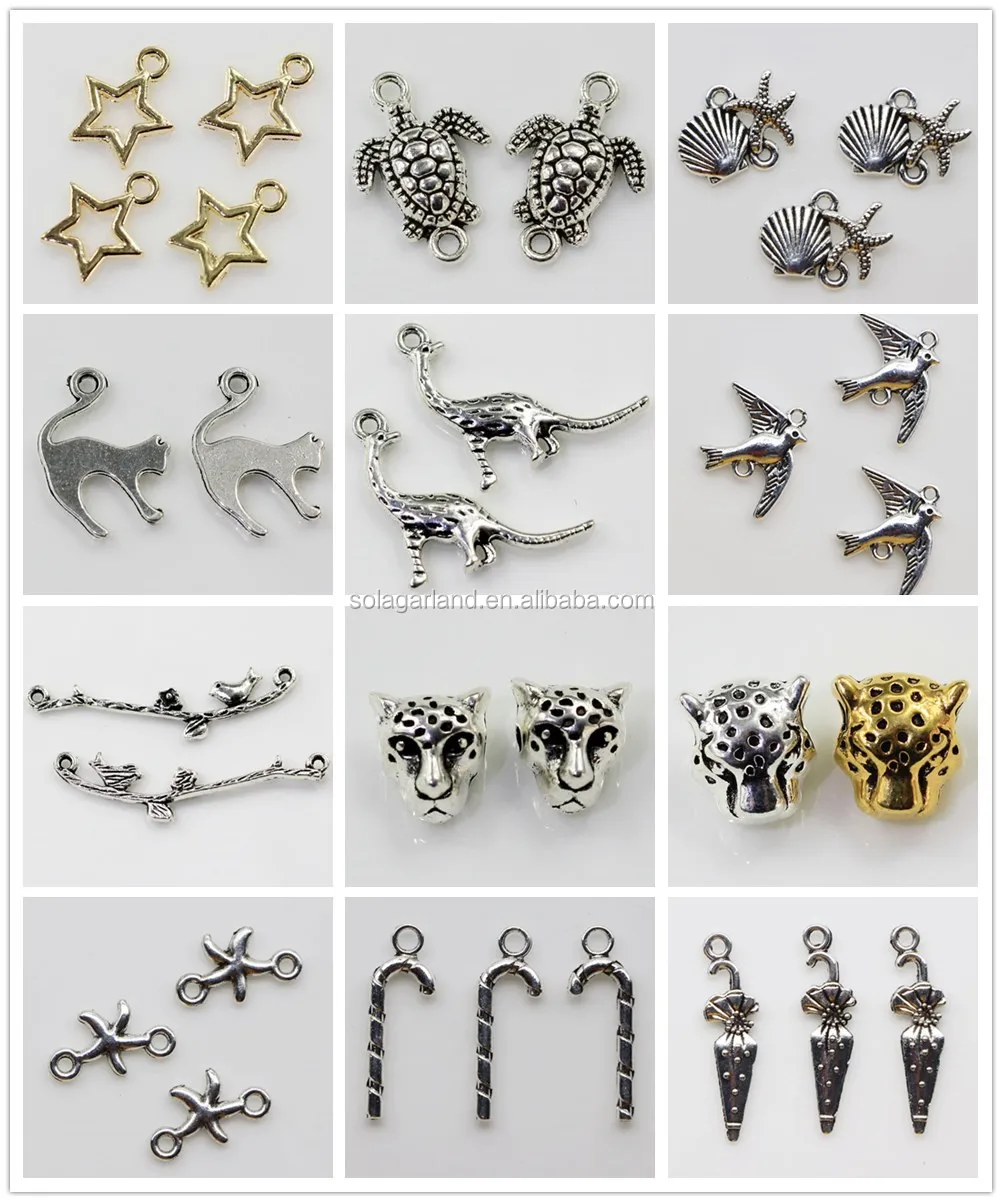 100pcs Korean Love Color Enamel Heart Rainbow Charms Pineapple Meteor Horse Cake Charms Accessories Earrings Pendant DIY Dangle