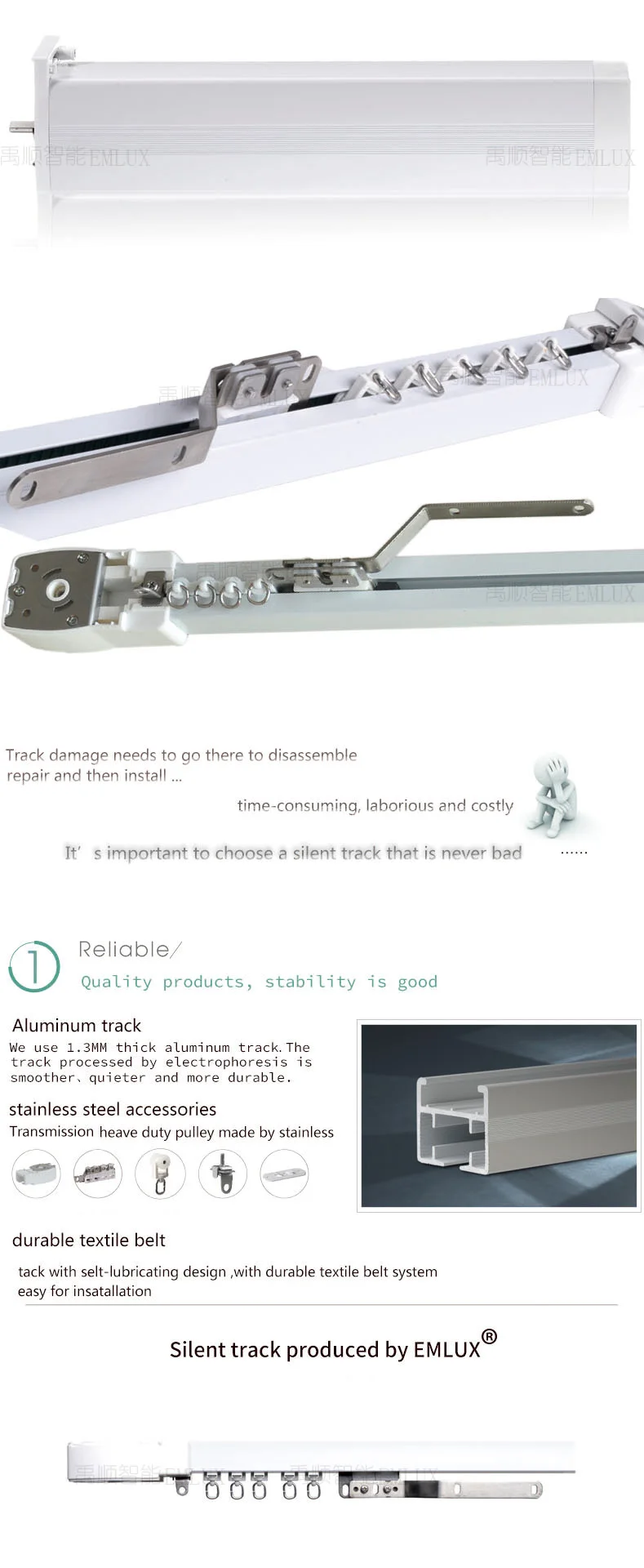 Wall Mounted Smart Tuya Curtain Motor Buy Stage Curtain System