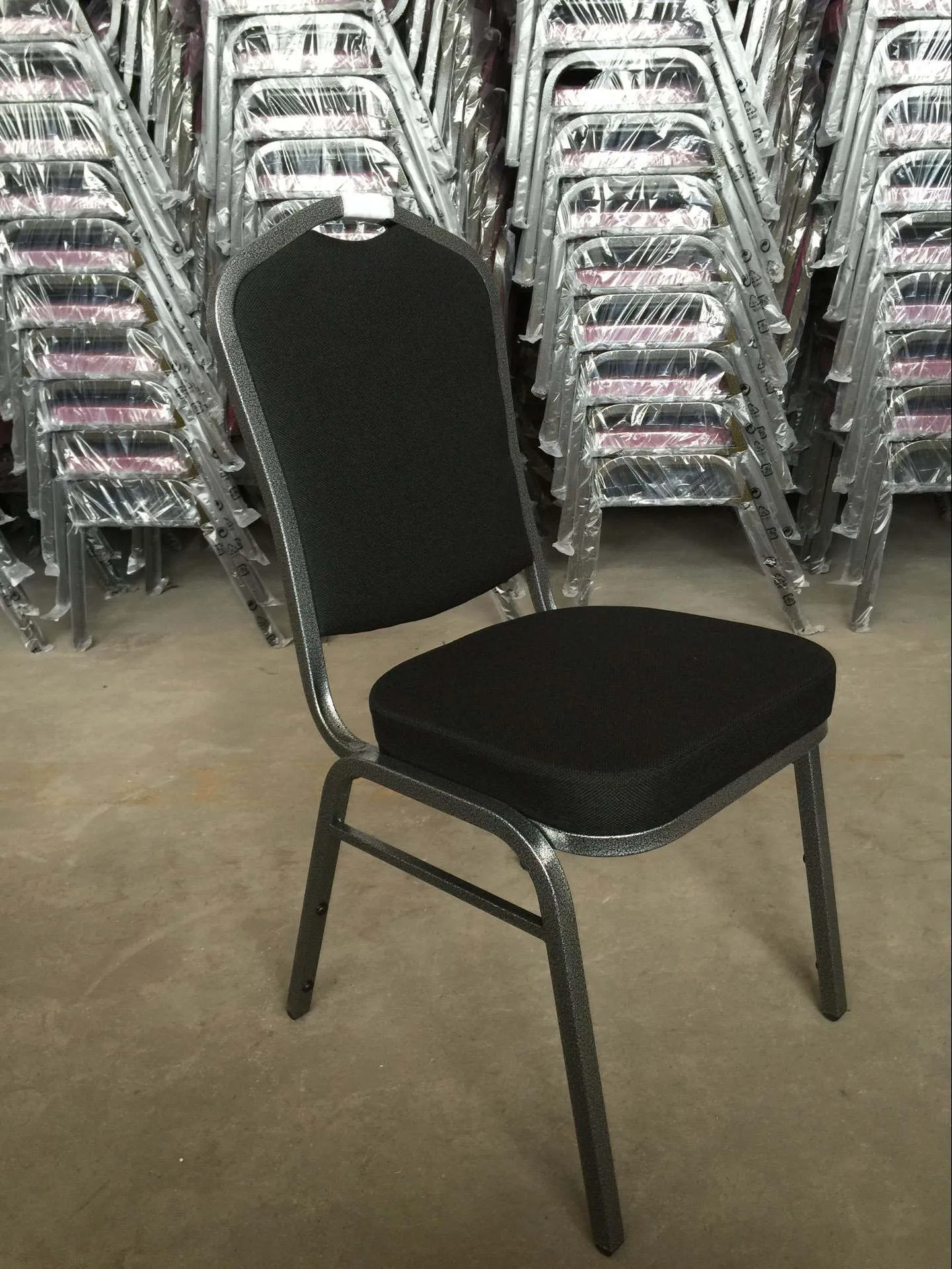 Used Cheap Stacking Modern Hotel Furniture Steel Banquet Chair For Sale