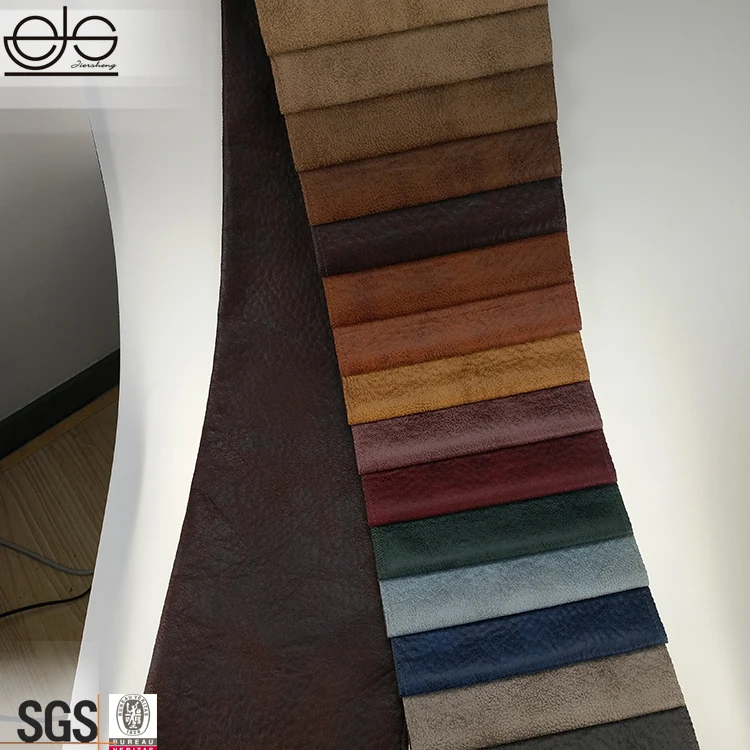 S060 17 Colors 300 Gsm Bonded Polyester Wholesale Faux Leather Fabric