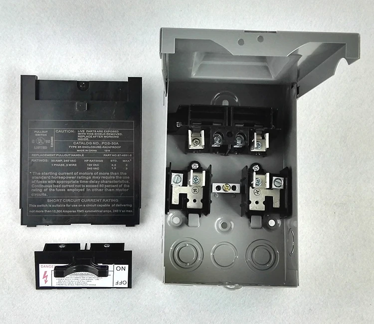 Professional Manufacture 60A Pull out Switch box NonFused Disconnect