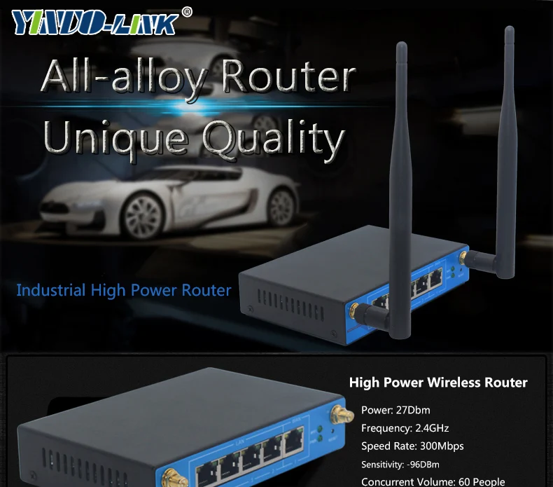 High & Low Temperature Industrial Router Wireless Router Desktop Industrial Router With AR9341 Chipset