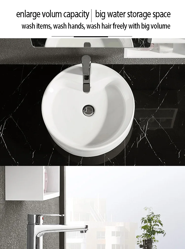 ARROW brand Modern Sanitary Wares White Bathroom Above  Hair Wash Shampoo Counter  Ceramic Art Basin