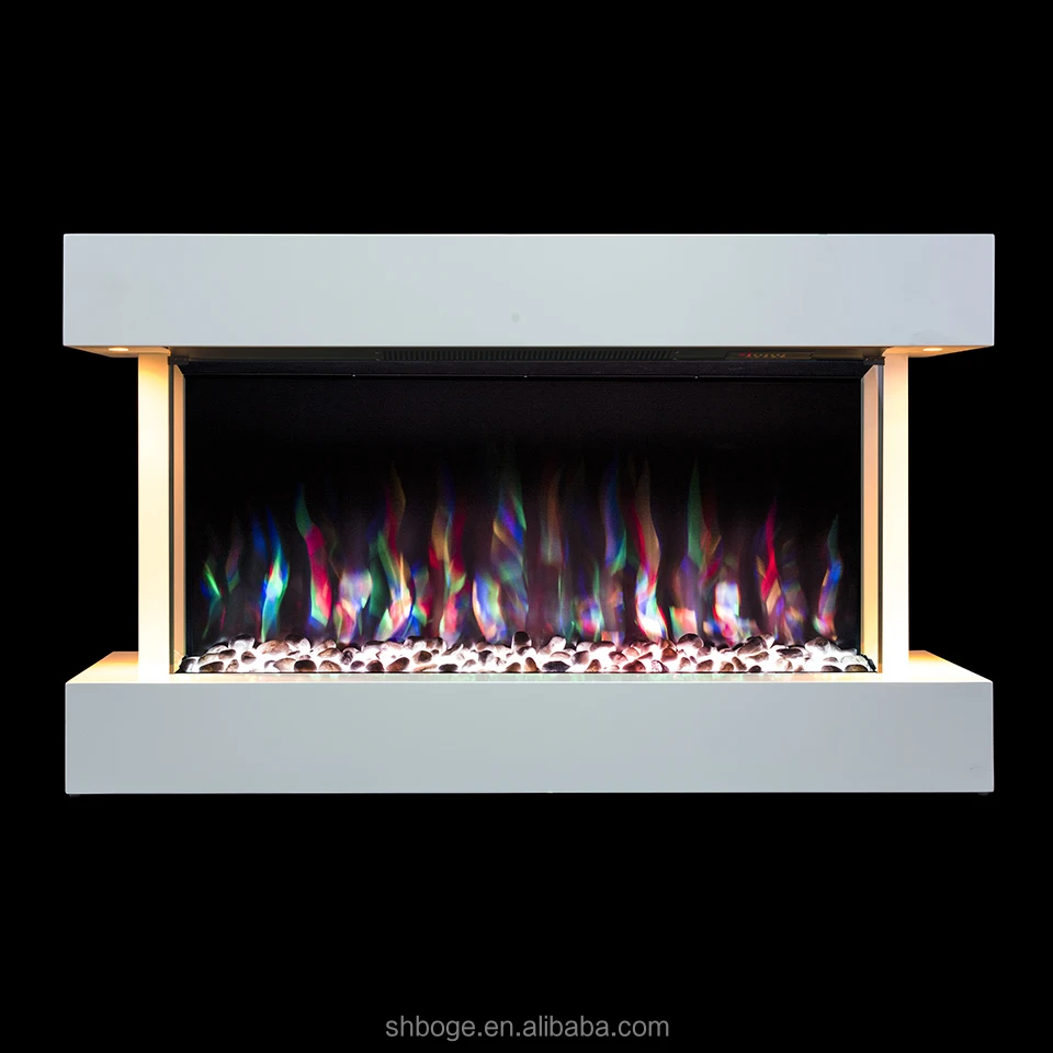 Modern Flame Decorative White Mdf Mantel Electric Fireplace Modern Flame Decorative White Mdf Mantel Electric Fireplace