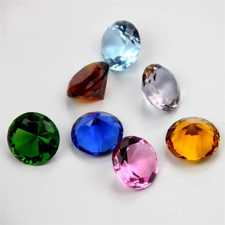 large diamond or decorative glass diamonds, crystal diamonds for wedding gift
