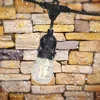 Restaurant outdoor decorative 10m 10L E27 socket rubber cable bulb light chain string light