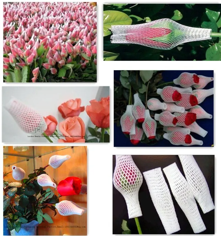 Plastic Epe Vegetable Foam Packaging Mesh Netting Bag/bottle Flower