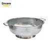 5-Quart Colander with Handle ,Base Professional Grade Large 5-Quart Strainer Is Perfect For Pasta, Rice, Noodles