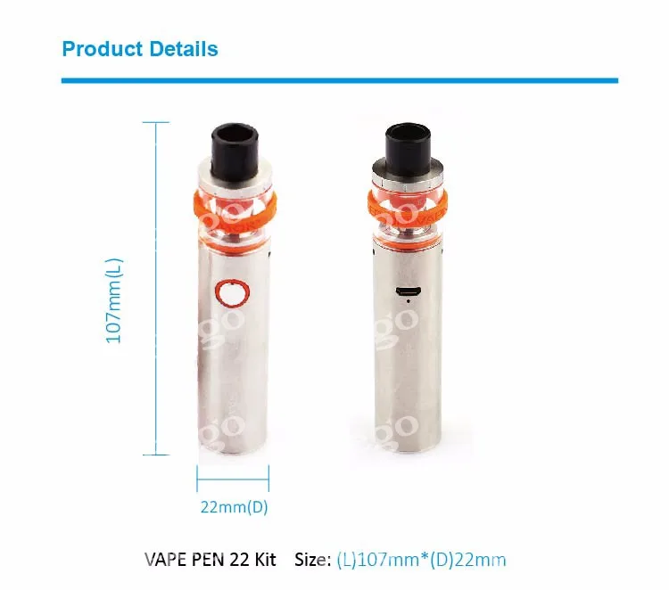 2016 Stock Wholesale Smok Vape Pen 22 Kit 100% Authentic / Smoktech Vape - Buy Smoktech,Vape Pen 22 Kit,2016 Newest Product on Alibaba com