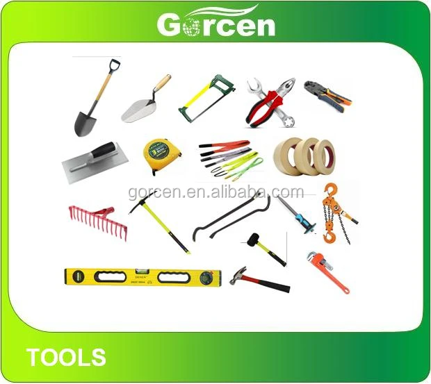 hand tools names