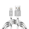 Durable 1 Meter Nylon Embroidery Data Transfer USB Charger Cable for Iphone Android Smartphones