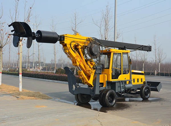 Energy-saving Hydraulic Wheel Rotary Drilling Rig