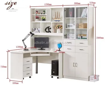 Good Quality Desktop Computer Desk Combination Bookcase Buy