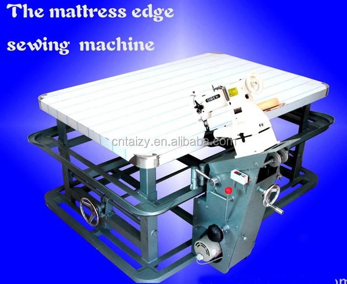 Machine edging. Machine edging