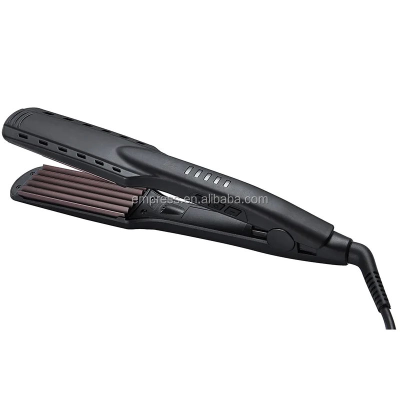 Led Display Hair Straightener Straightening Flat Iron Corrugated