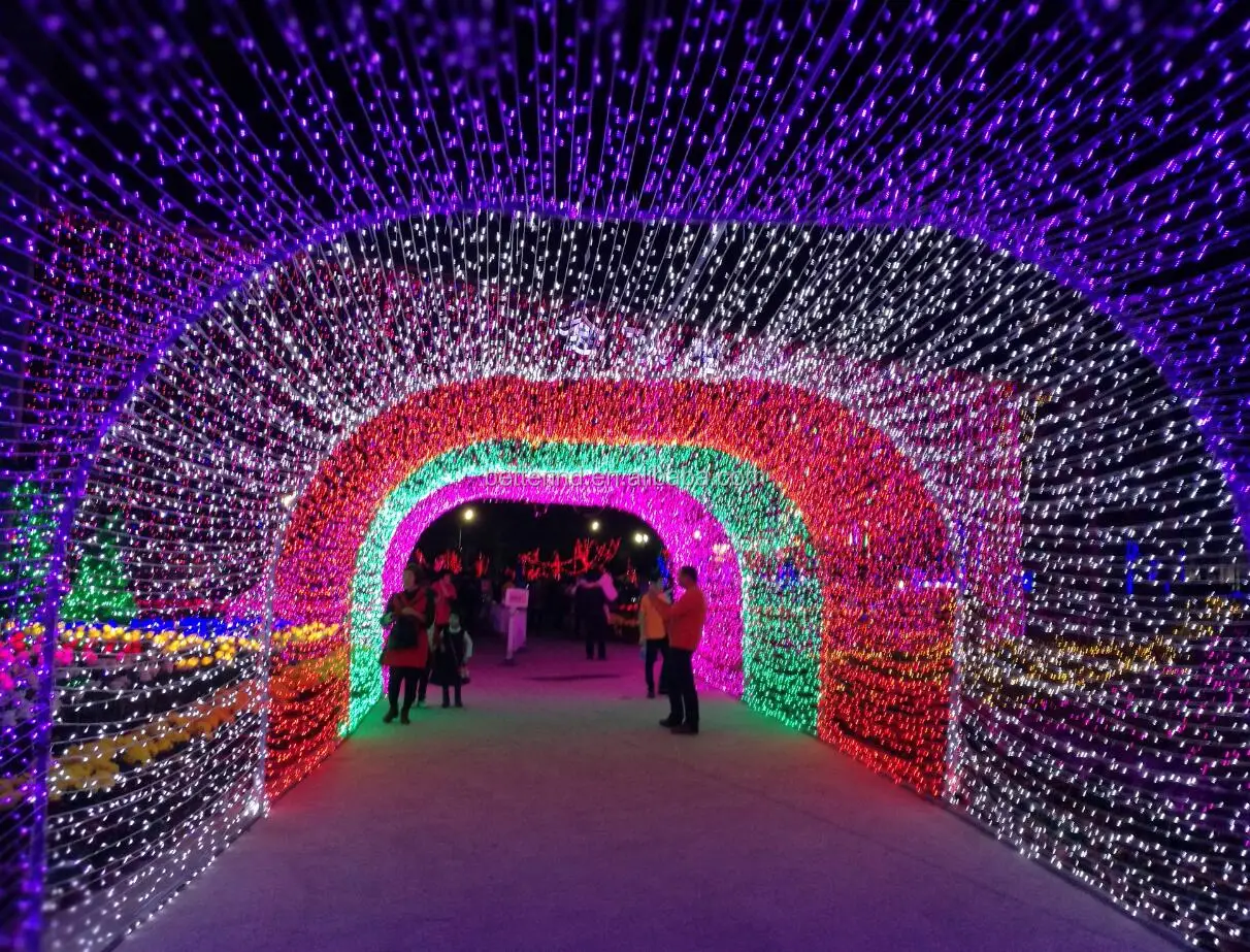 Outdoor Decorative Led Tunnel Lighting Show/led Time