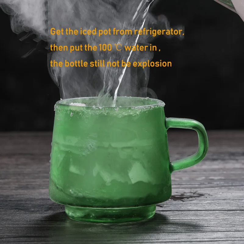 300ml Borosilicate Glass Tea Cup Set With Saucer And Spoon Buy