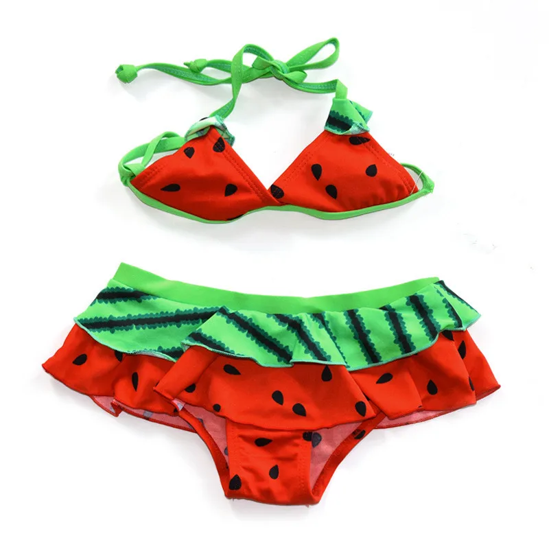 baby girl watermelon bathing suit
